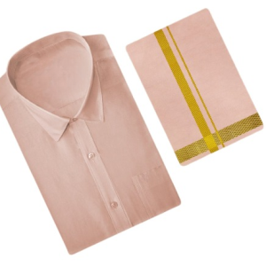 Art Silk Dhoti Set- petal