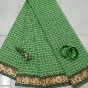 Cotton Saree (Checked)