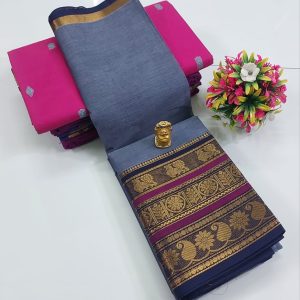 Cotton Saree (Plain)