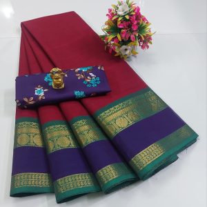 Cotton-Saree-Plain
