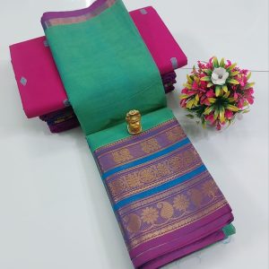 Cotton Saree (Plain) -4