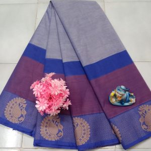 Cotton Saree (Plain) -5