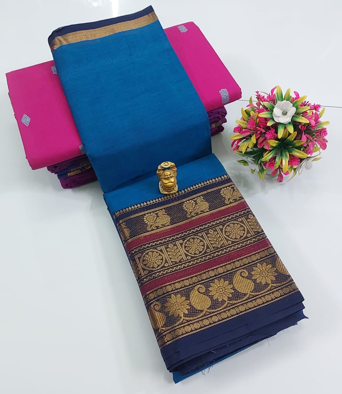 Cotton Saree (Plain)