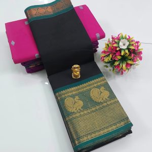 Cotton Saree (Plain) -7