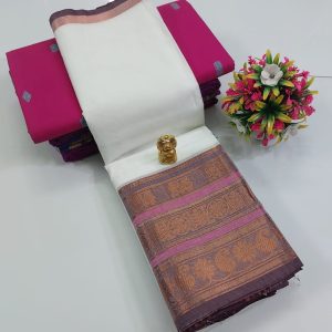 Cotton Saree (Plain) -8