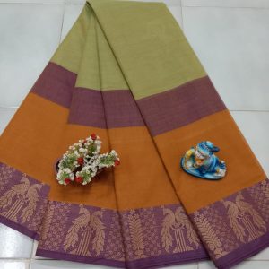 Cotton Saree - Plain