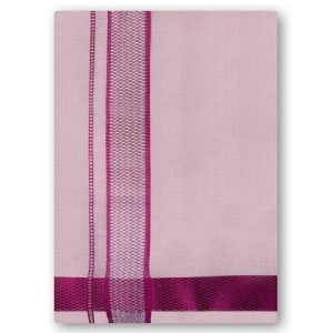 Tissue Dhoti - Pink
