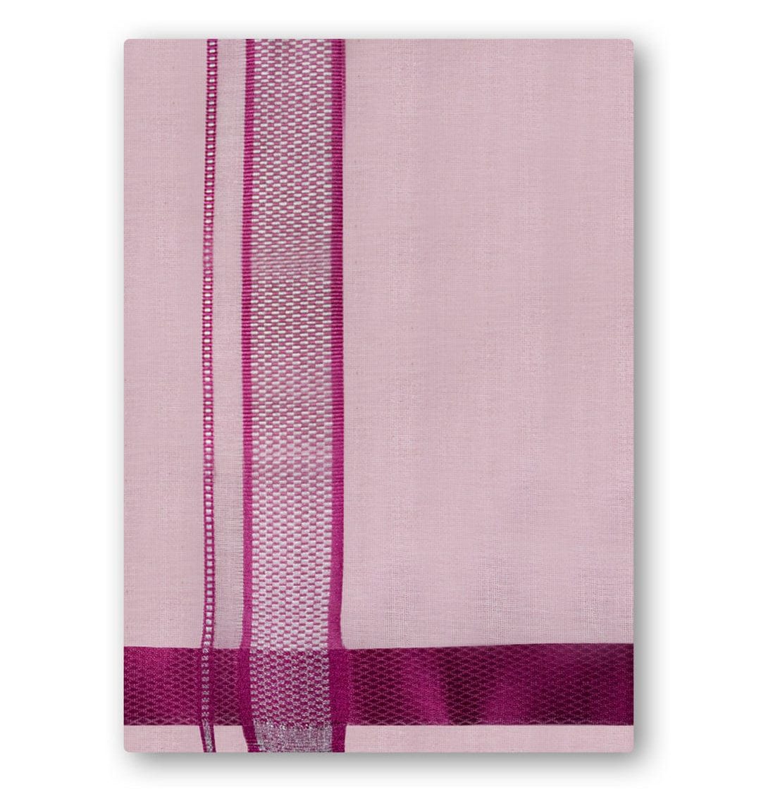 Tissue Dhoti - Pink
