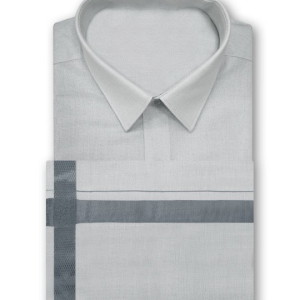 Tissue Dhoti Set (Gray)