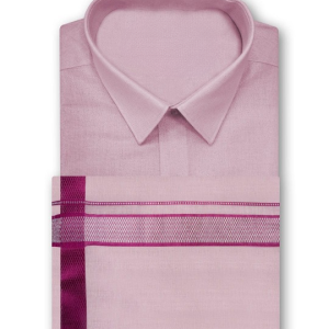 Tissue-Dhoti-Set-Pink