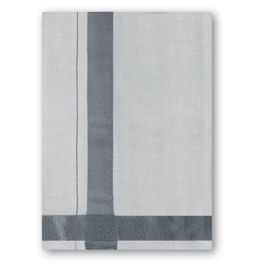 Tissue Dhoti (Steel Grey)